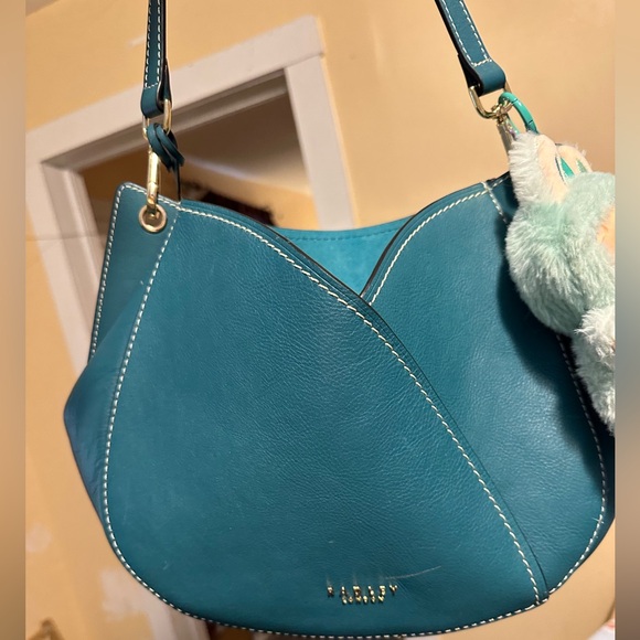 Radley London Blue Shoulder Bag with Charm - Picture 2 of 7